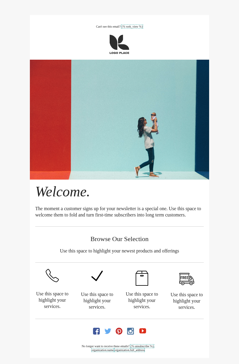 New subscriber - Welcome