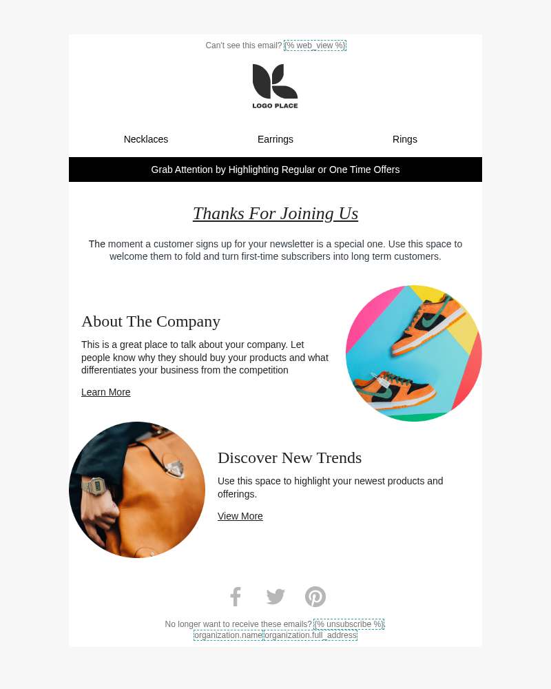 New subscriber - Welcome