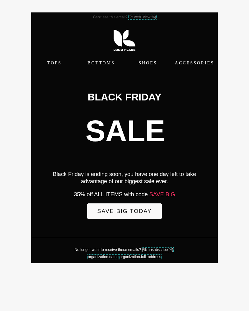 Black Friday - Sale