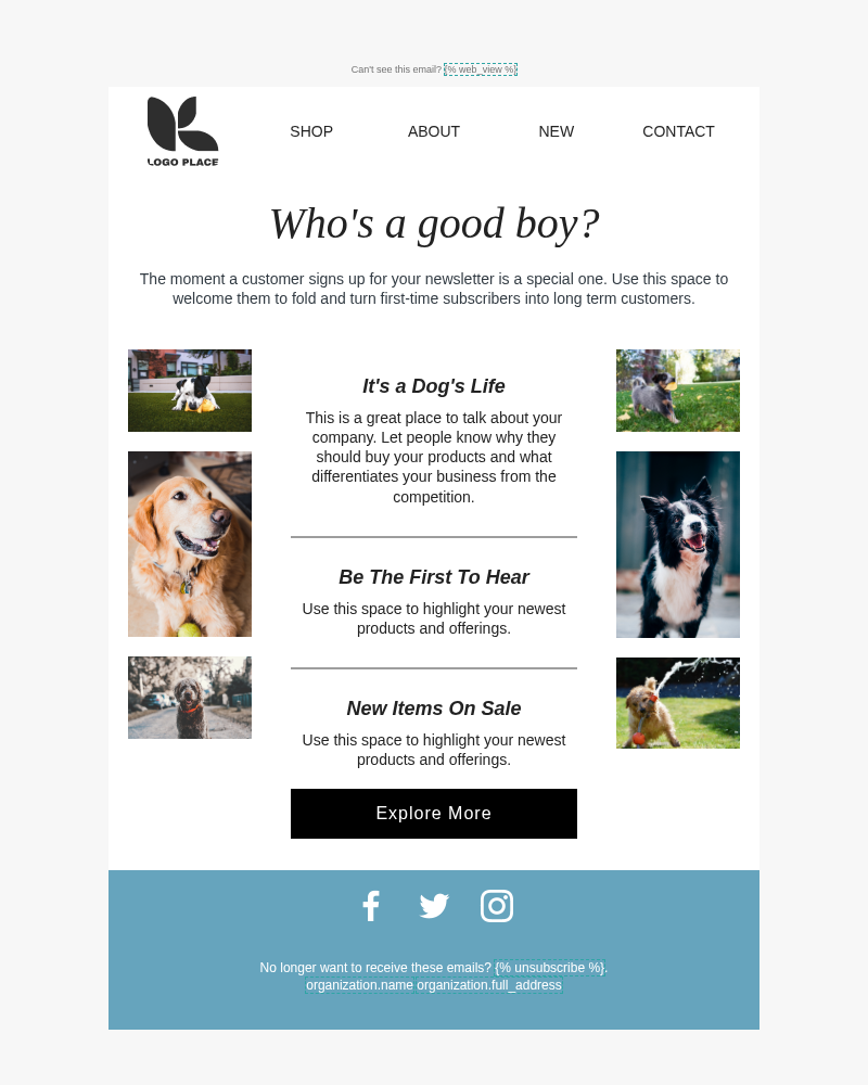 New subscriber - Welcome