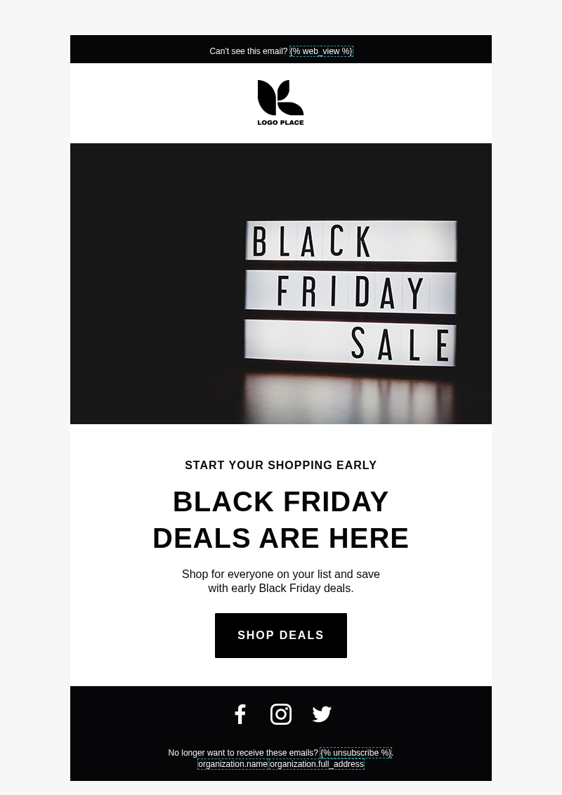 Black Friday - Sale