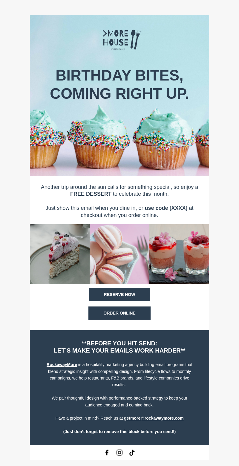 Happy Birthday - Restaurant