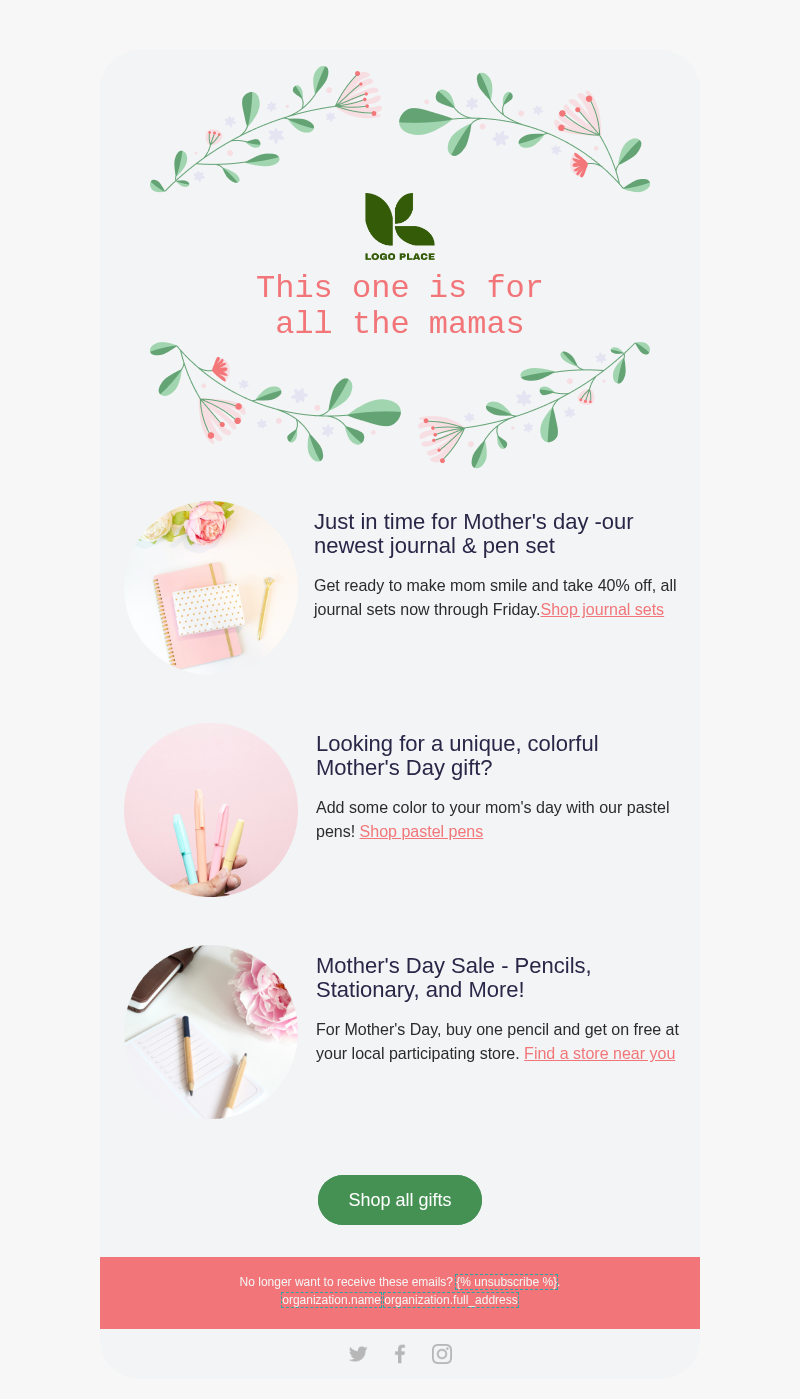 Mother's Day - Sale