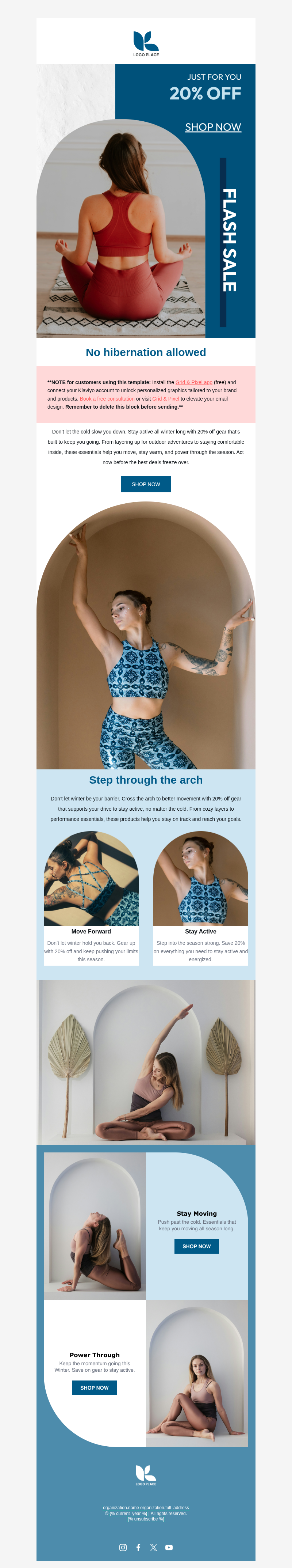 Blue Winter Sale