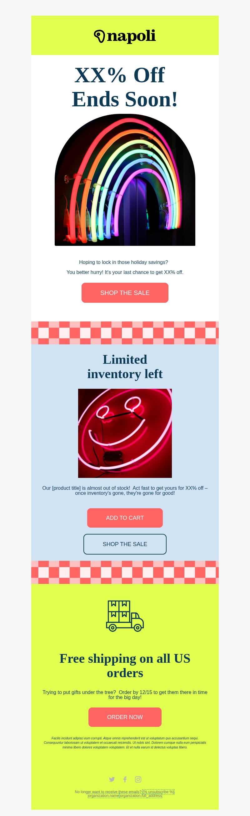 Holiday Sale Urgency Reminder