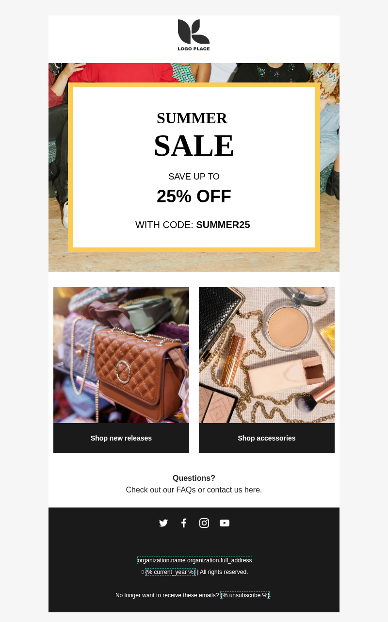 Storewide sale